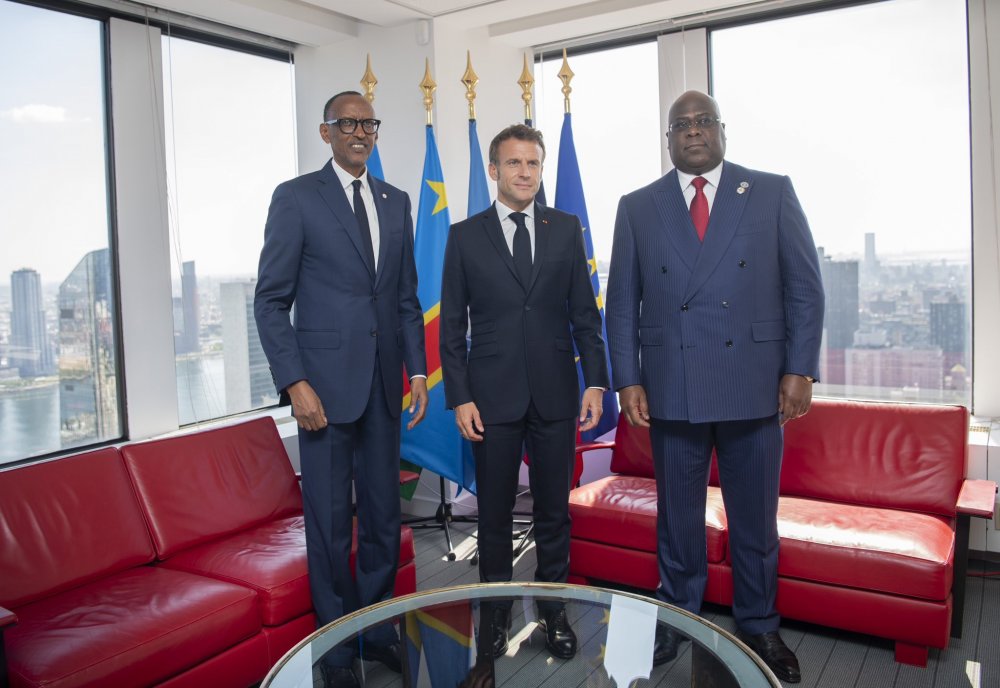 Perezida Emmanuel Macron,muganga w&#8217;umutekano muke mu burasirazuba bwa RD Congo?