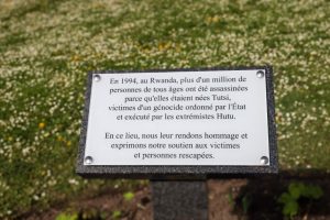 Iki kimenyetso cyariho ubutumwa bwahaga icyubahiro abazize Jenoside yakorewe Abatutsi, bunashyigikira abarokotse.